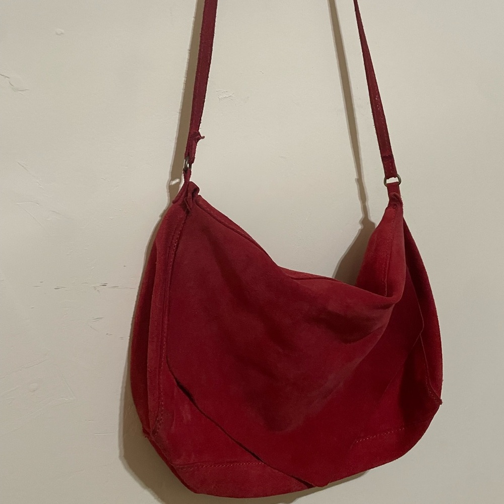 Zara Elegant Red Shoulder Bag - Picture 3 of 5
